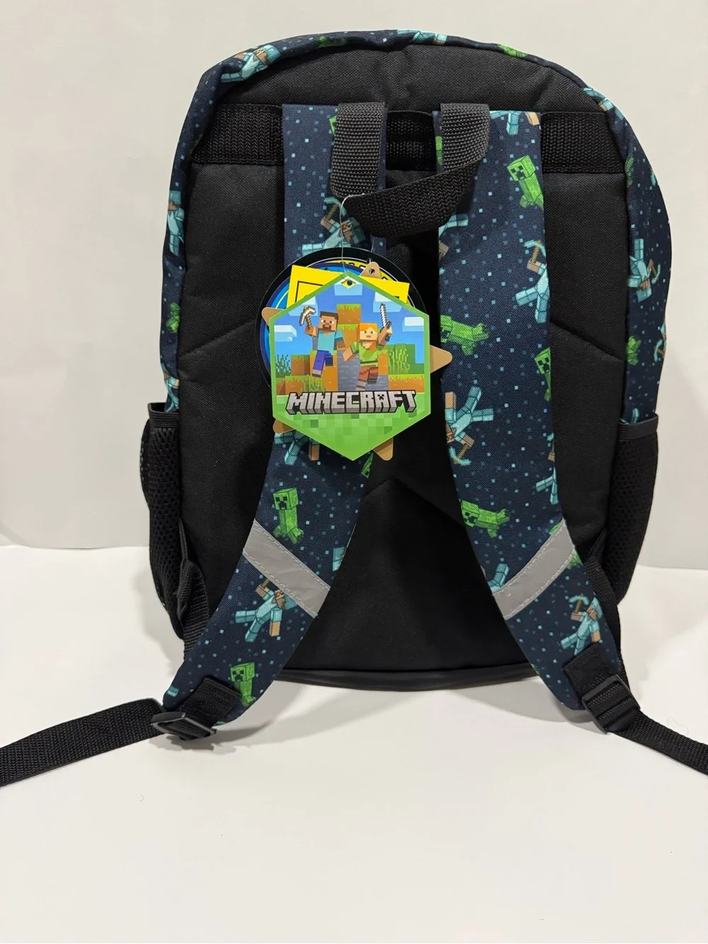 Minecraft Kids Backpack in Green & Blue